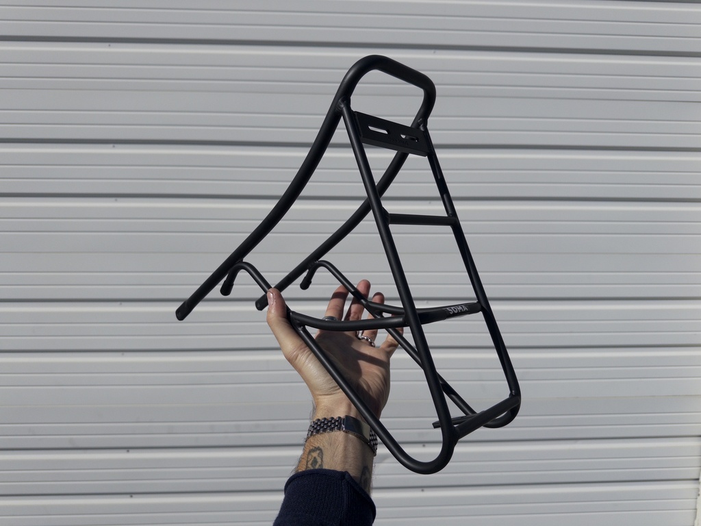Soma Rear Rack Deco 2 (Black, No Hardware)
