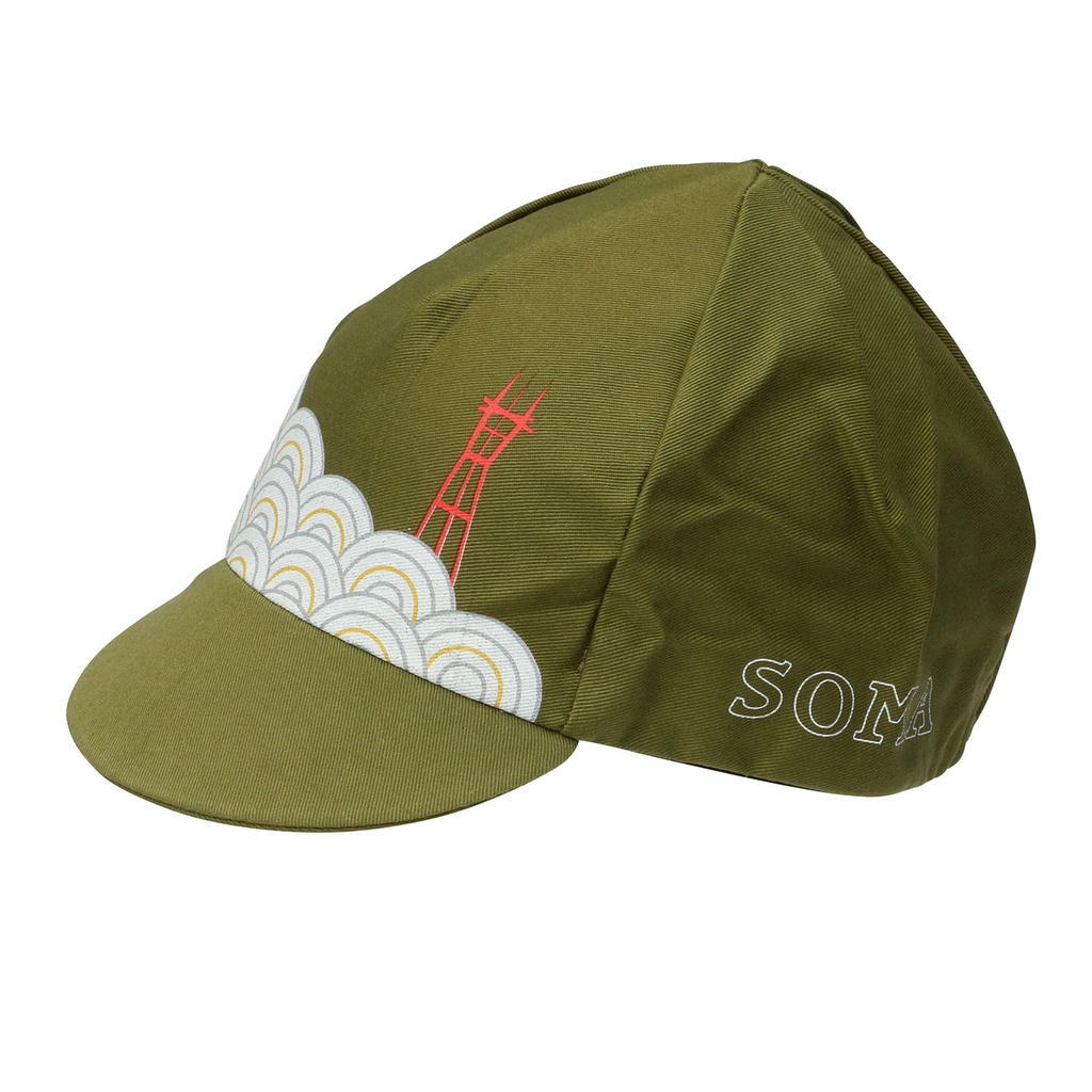 Soma Cycling Cap Sutro Khaki Green
