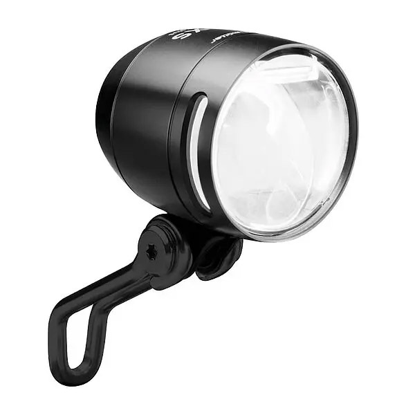 Busch + Muller Lumotec IQ-XS E Bike Headlight, Black, 6-42V DC Black