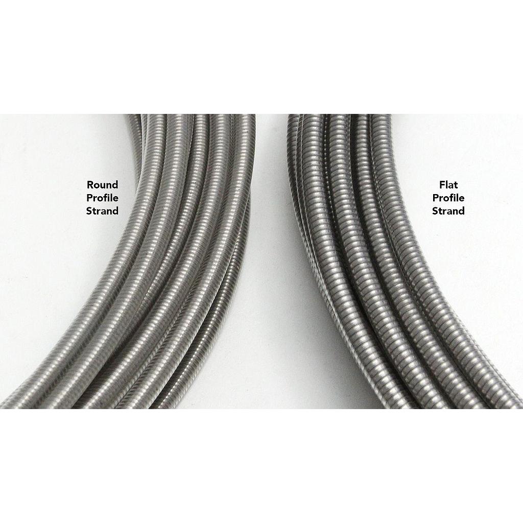 Yokozuna Vintage Housing 10Mx5mm Bulk Stainless Clear (Round)