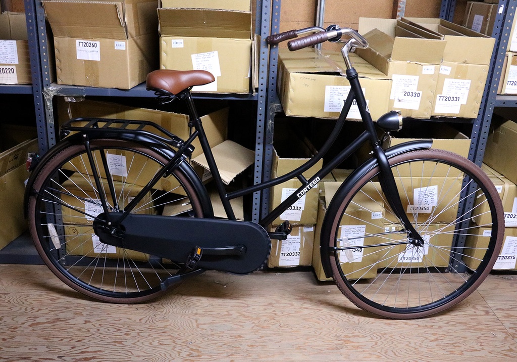 Complete Café Bike 1sp Coaster Brake Flat Blk