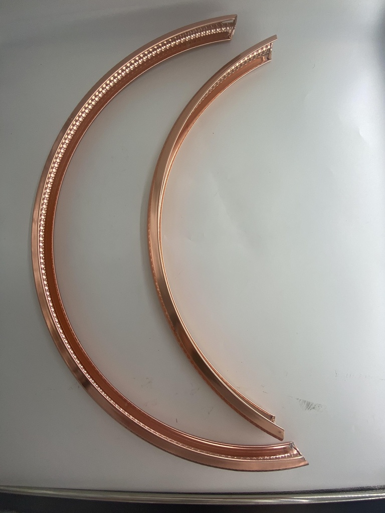 Tanaka 700x35 Hammered Copper Fenders (missing hardware)