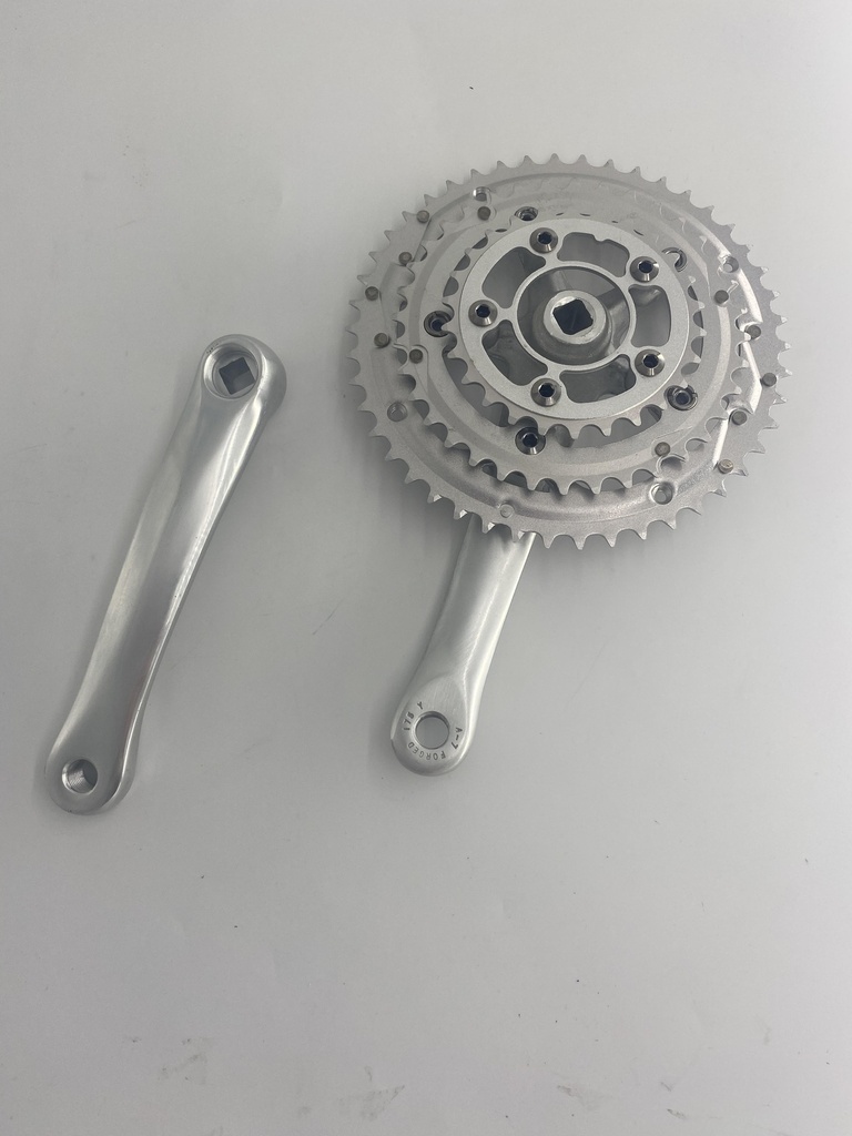 New Albion Crankset 46/26/26 175mm Polished (bolts have surface rust)