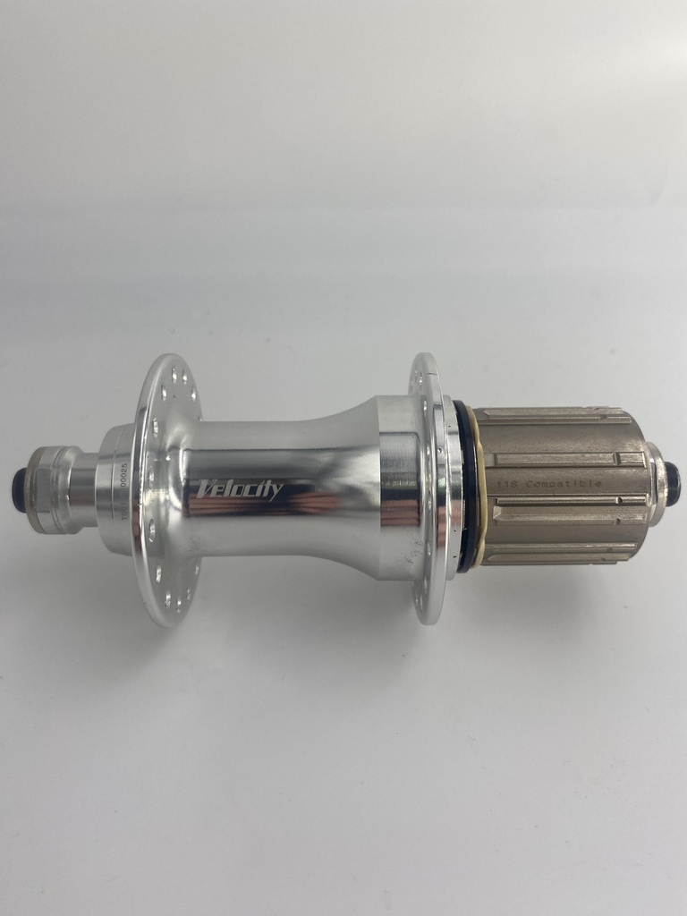 Velocity Rear Rim Brake Hub 32h Silver