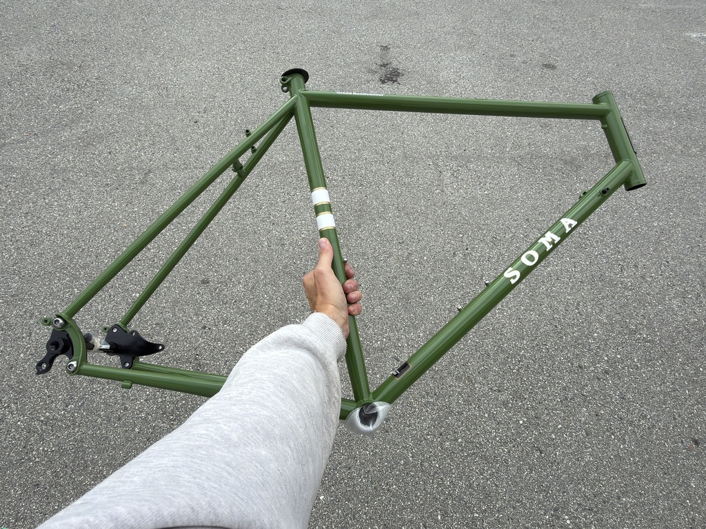 Soma Frame Grand Randonneur Disc Moss Green 58cm BLEM, MISSING FORK