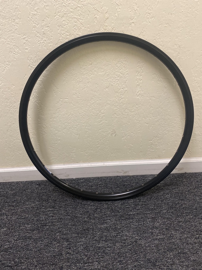 Ukai 700c Rim 32h, ID 25mm, w/ Eyelets Black Anodised