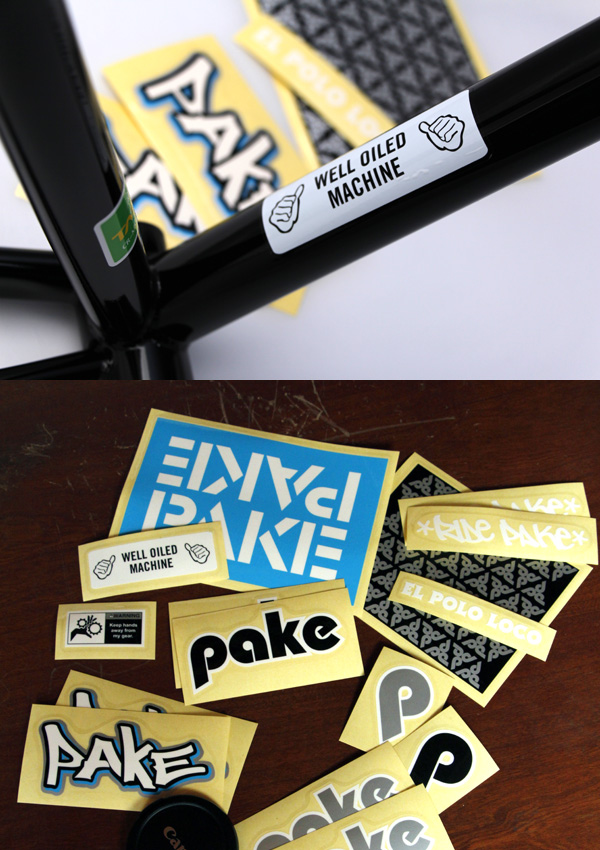 Pake Frame Decal Kit 2016