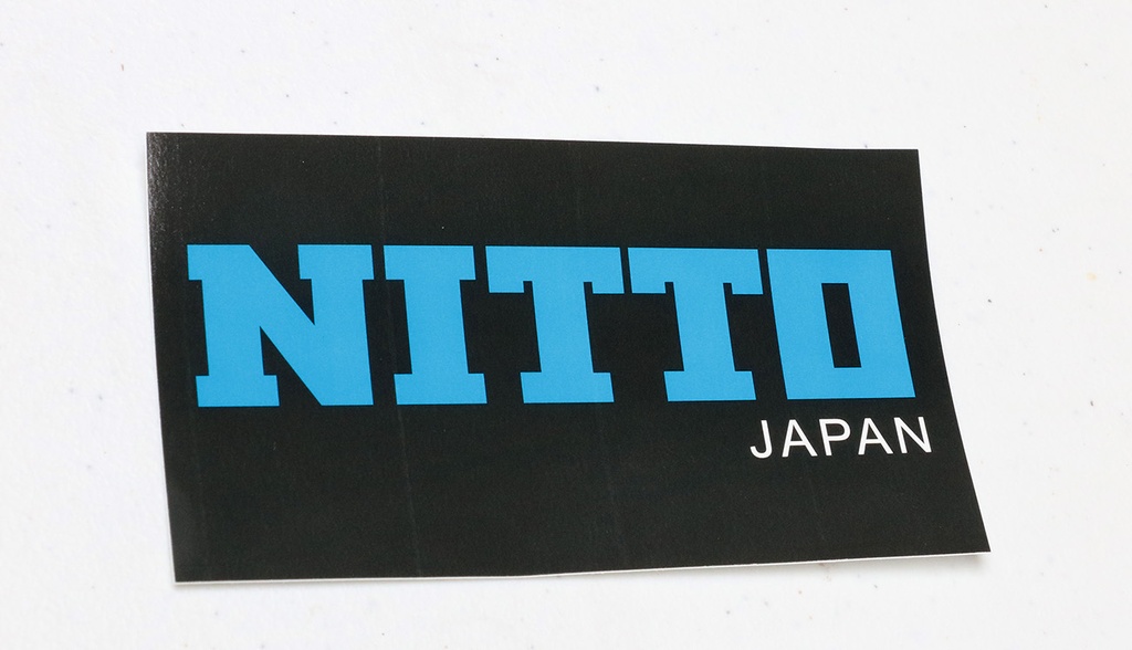 Nitto Japan Sticker 5 x 2.75&quot; Black