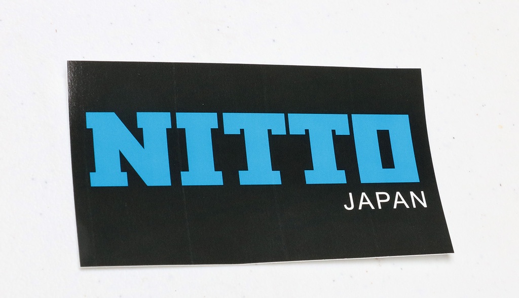 Nitto Japan Sticker 5 x 2.75" Black