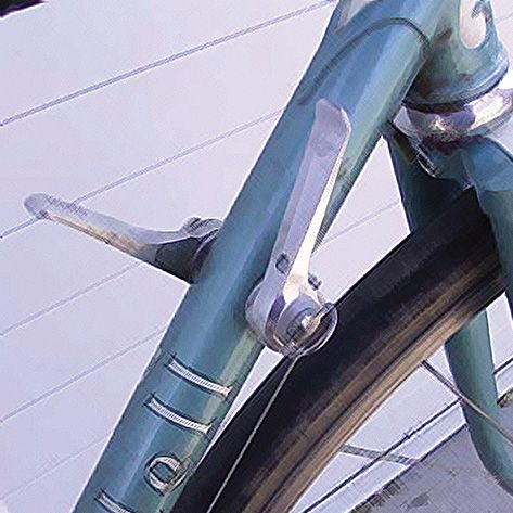 Rivendell Silver Shifters Downtube