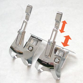 MKS Toe Clips Steel Adjustable NJS