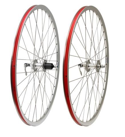 Suzue Wheelset Sealed 700c Slv 10sp Disc