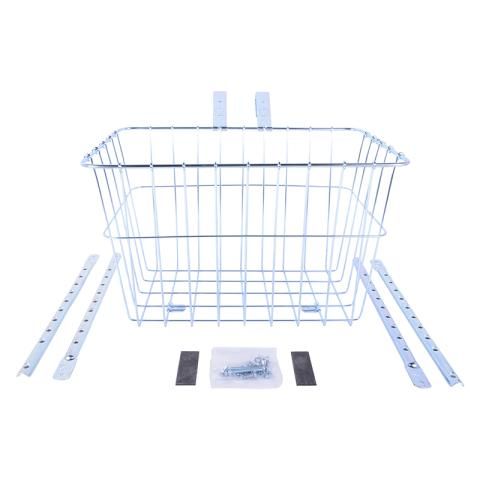 Wald Basket Front Large Deep (2 pc. legs) Silver Wald #1352