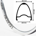 Velocity Rim Aileron 700c/622/29"