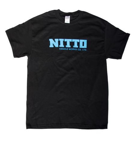 Nitto T-Shirt Black w/Cyan logo