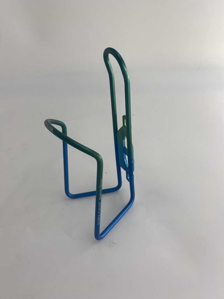 [NP126] Minoura Dura-Cage 4.5mm Bottle Cage (Green-Blue Fade)