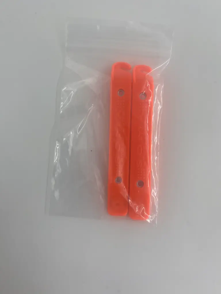 [NP219] Soma Steelcore Tire Levers Pair Red (poly bagged)