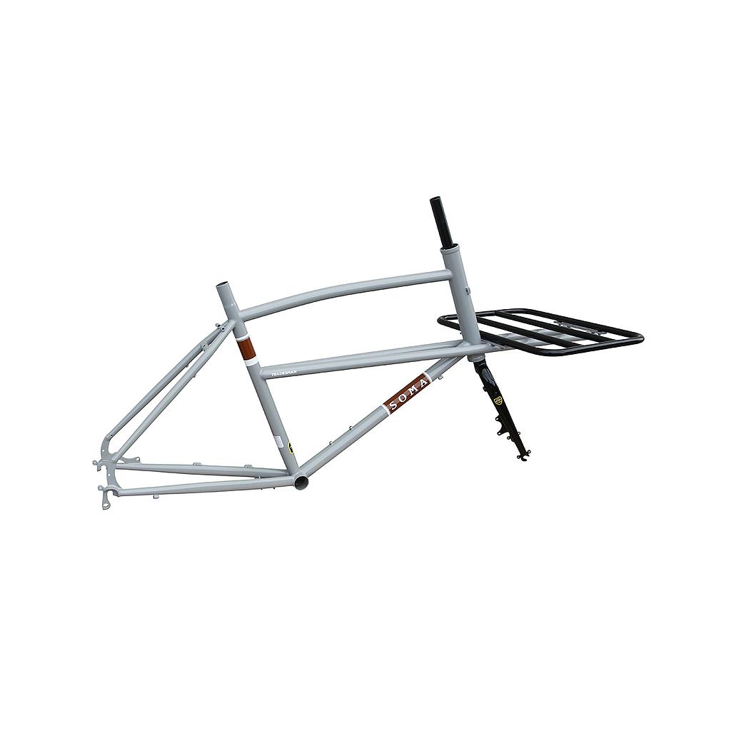 [92015] Soma Frameset Tradesman Cargo Gray (front rack not included)