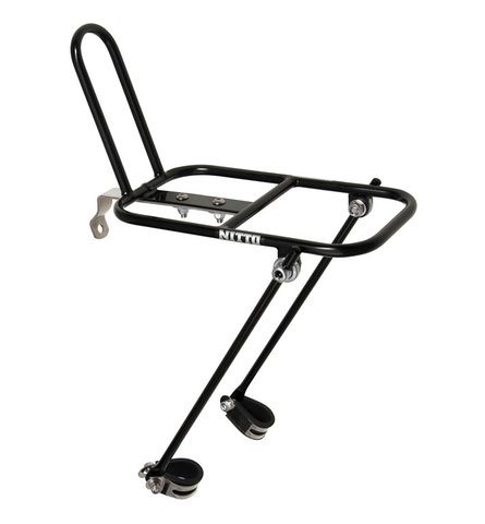 [186007] Nitto Rack Front M18 Mini Black w/loadstop