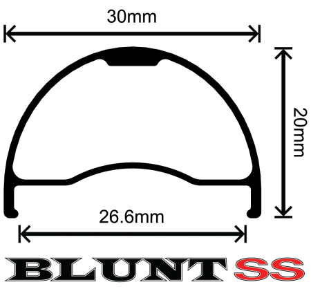 Velocity Rim Blunt SS 29&quot;