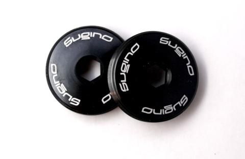 Sugino Crank Dust Cap Alloy Pair