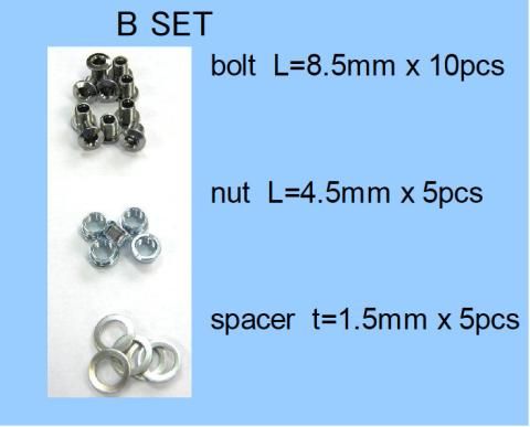 [29362] Sugino Chainring Bolts OX601 / OX901 Set B 110/74BCD