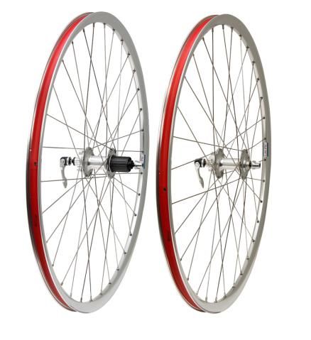 [49363] Suzue Wheelset Sealed 700c Slv 11sp Disc