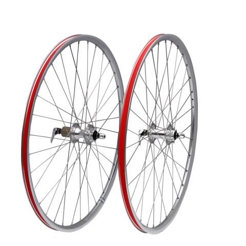 [49369] Suzue Wheelset Adventure 700c Silv Disc