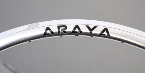 Araya Rim SA-30 700c FV High Polish Silver (black decal) Non-machined