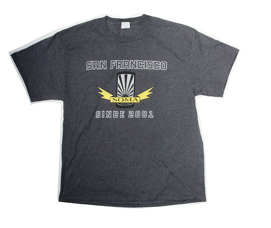Soma T-Shirt SF Logo Heather Gray