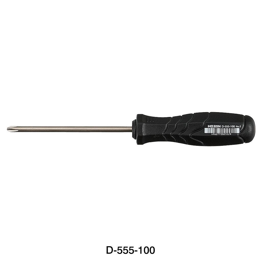 [80545] Hozan D-555-100 Phillips Screwdriver JIS
