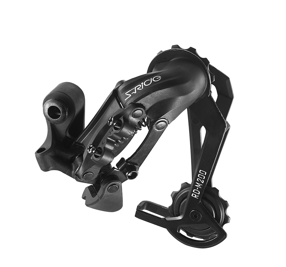 [590833] S-Ride Rear Derailleur Long Cage 8/7/6-sp Black [RD-M200]