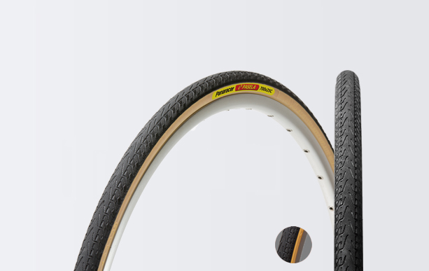 [461001] Panaracer Pasela Tire Stl 27 x 1-1/4"  Black/Skin