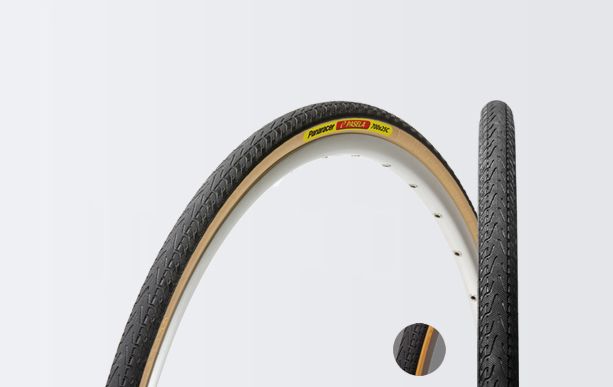 [461002] Panaracer Pasela Tire Stl 27" x 1-1/8  Black/Skin