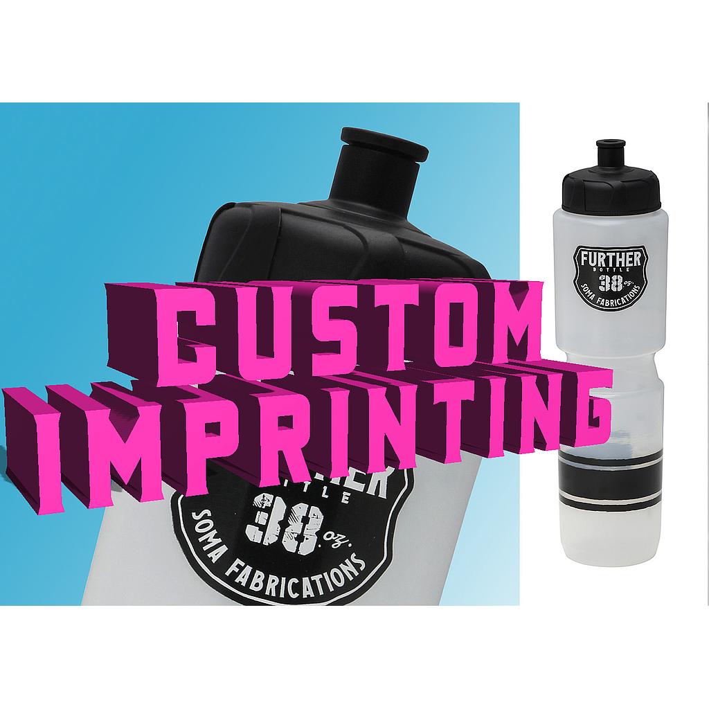 Soma Further 36 oz. Bicycle Water Bottle Custom Printing Available