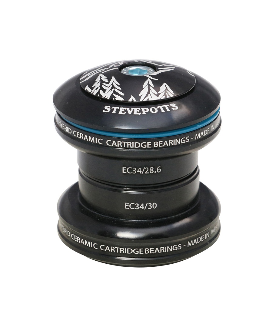 [291161] Steve Potts Cycles Adventure HC Headset 1-1/8" w/Hybrid Ceramic Bearings