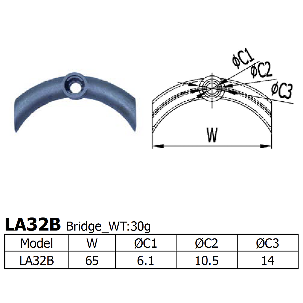 [LS-LA-32-B] Long Shen Brake Bridge (LA32B)