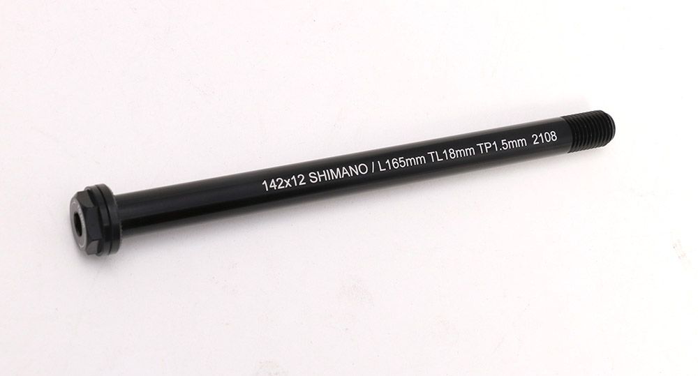 [943203] Tange Rear Thru-Axle 142x12mm (L165mm) Shimano (Fits Soma Wolverine/Juice[142]/ Fog Cutter/ Others)