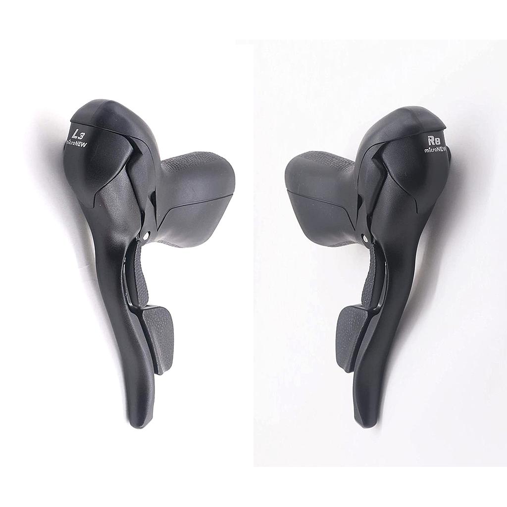 [304084] MicroNew Road Brake/Shift Lever Set  3 x 8 [SBR-R58]