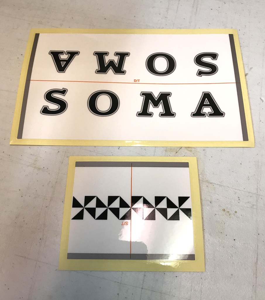 [923044] Soma Rush '22 Vinyl Decal Set