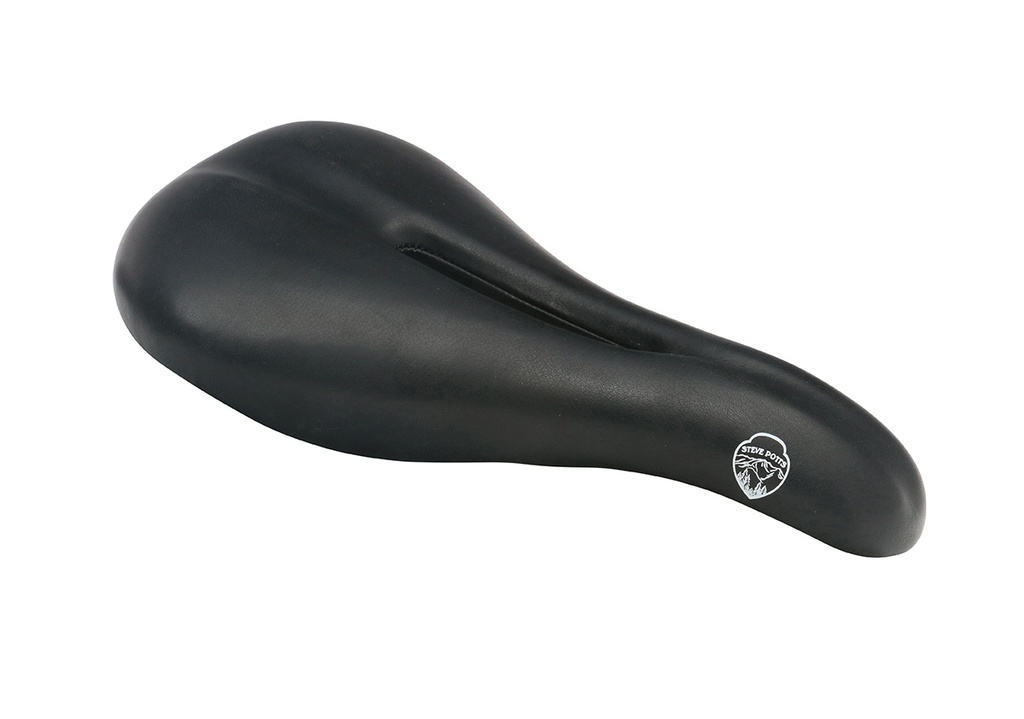 Steve Potts Chinook Saddle - 150mm Width (Steel Rails)
