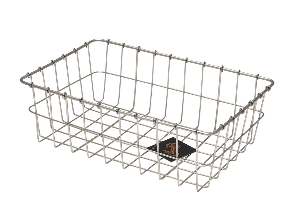 Tanaka Stainless Steel Basket 15&quot;x10&quot;x4-3/4&quot;