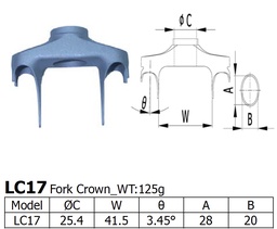 [LS-LC-17] Long Shen Fork Crown LC17