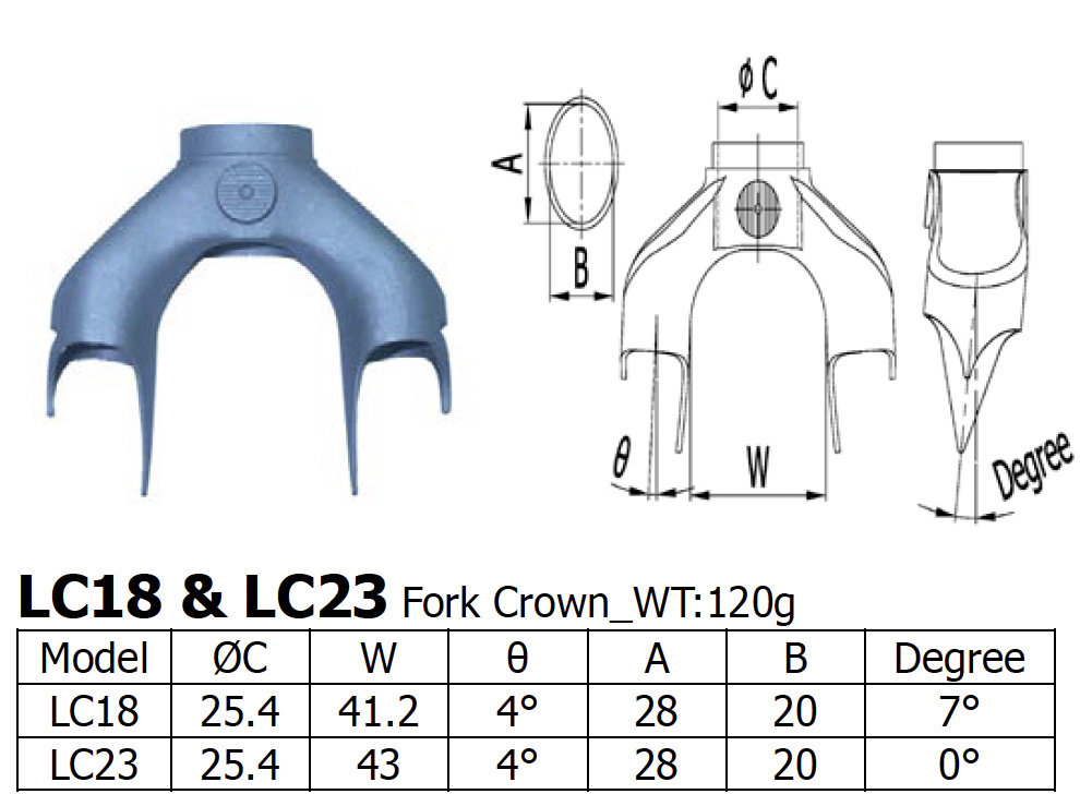 [LS-LC-23] Long Shen Fork Crown LC23