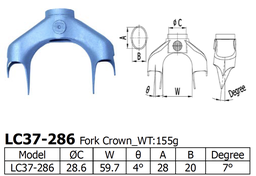 [LS-LC-37-286] Long Shen Fork Crown LC37-286