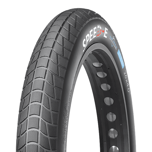 [455033] Soma Speed-E Tire 26 X 4&quot; 120 TPI W/Reflective Side Wall