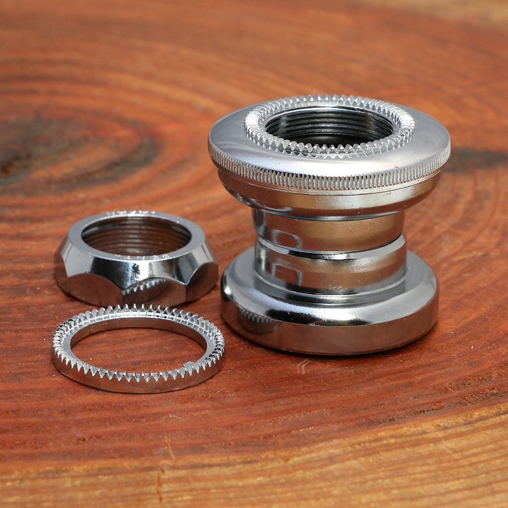 Tange-Seiki Passage 1 Threaded Headset – 26.4mm Crown Race, Chrome (PA-32ST)