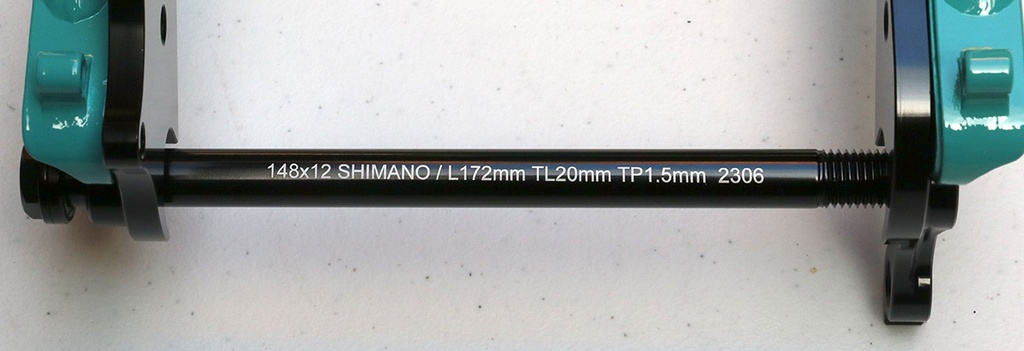 [943201] Tange Rear Thru-Axle 148x12mm (L172MM) Boost Shimano (fits Soma Riff/Juice)
