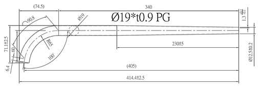 [184006] Tange (Rock Lobster) Wishbone Seat Stay each